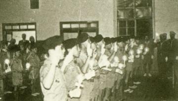 창신중학교 보이스카우트 선서식 - 1978년 대표이미지